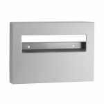 Bobrick B-221 ClassicSeries surface mount seat cover dispenser against white.