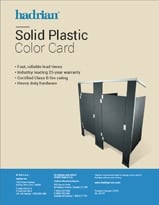 Restroom Partitions | Color Chart Options | Partitions Plus