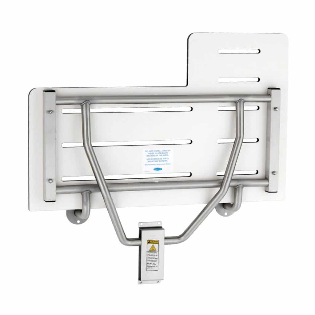 Bobrick Reversible Phenolic B5181 Folding Shower Seat Partition Plus