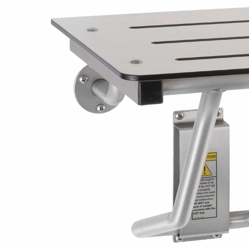 Bobrick Phenolic B5191 Folding Shower Seat Partition Plus