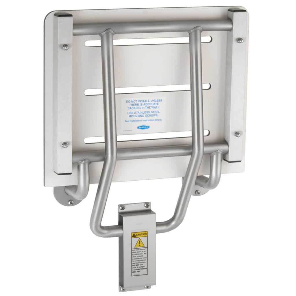 Bobrick Phenolic B5191 Folding Shower Seat Partition Plus