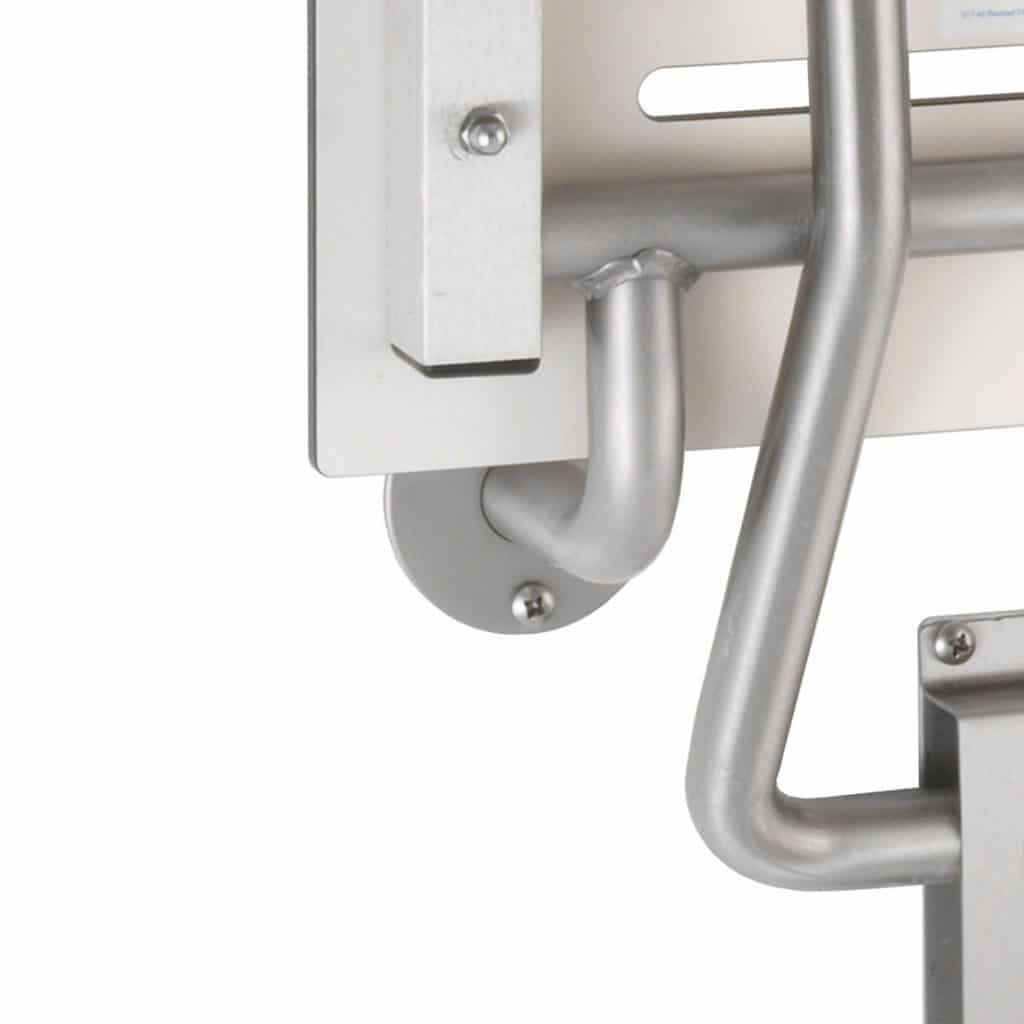 Bobrick Phenolic B5191 Folding Shower Seat Partition Plus