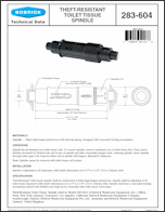 bobrick-data-sheets