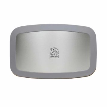 Gray Koala Kare KB200-01SS Horizontal Wall Mounted Baby Changing Station with Stainless Steel Veneer 