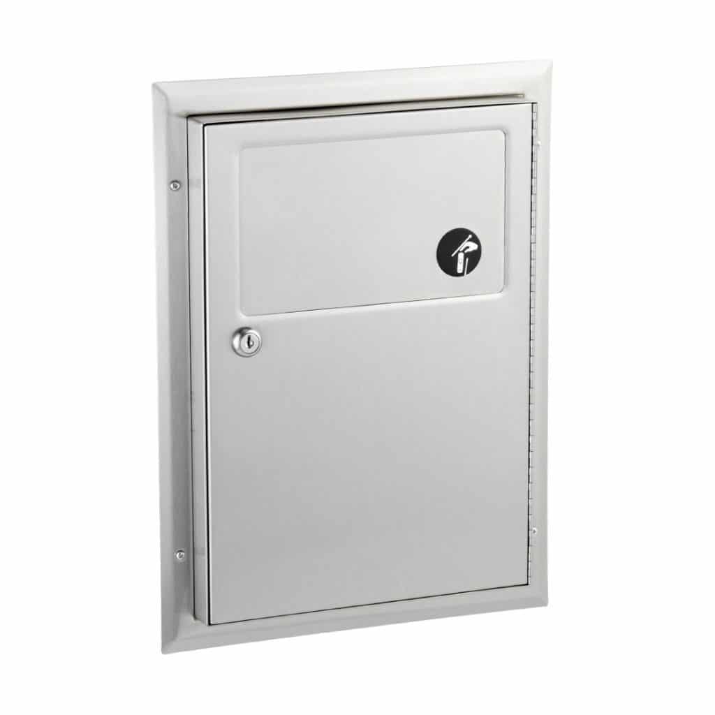 Bobrick Partition Sanitary Napkin Disposal B354 Partition Plus