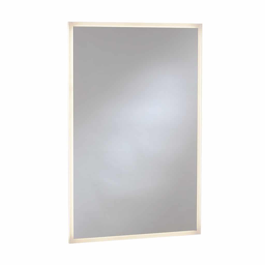 Bobrick LED Edge Lit Mirror B167 Back Lit, Warm Partition Plus