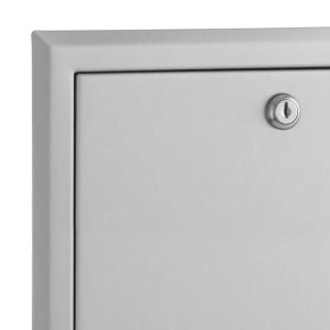 Detail of Bobrick Recessed Paper Towel Dispenser B-359.