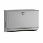 Bobrick Surface Mount Towel Dispenser B-2621 at angle against white.