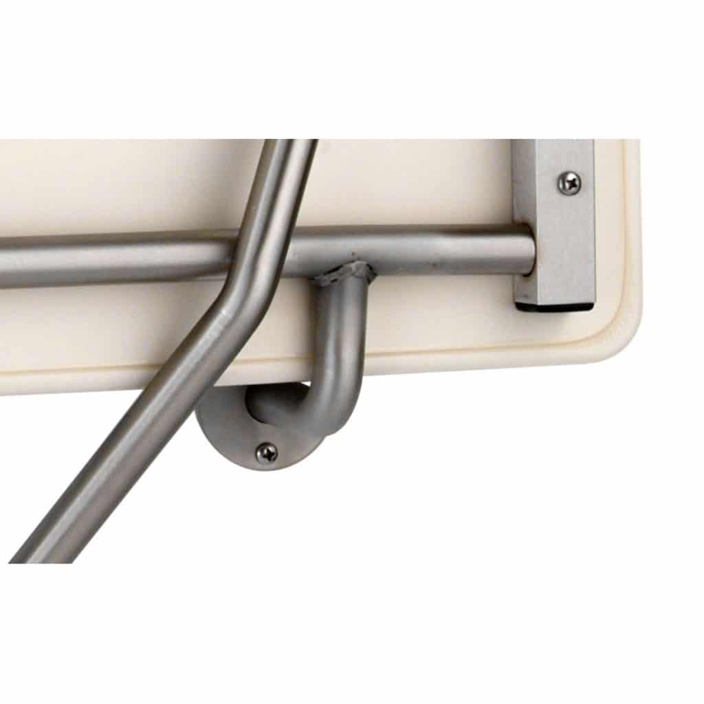 Bobrick B517 Folding Shower Seat Padded Cushion Partition Plus