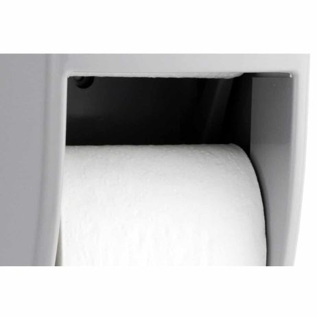 Bobrick Matrix Surface Multi Roll Dispenser B-5288 with toilet tissue.