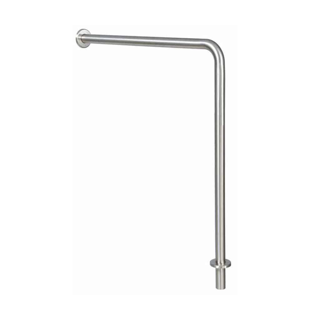 Bobrick Wall to Floor Grab Bar 819388 Partition Plus