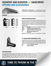 Thumbnail of the XLERATOR Options and Accessories PDF