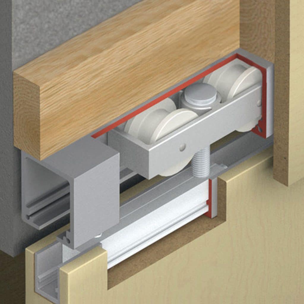 Hawa Junior 160/B Sliding Door Kit High Capacity Partition Plus