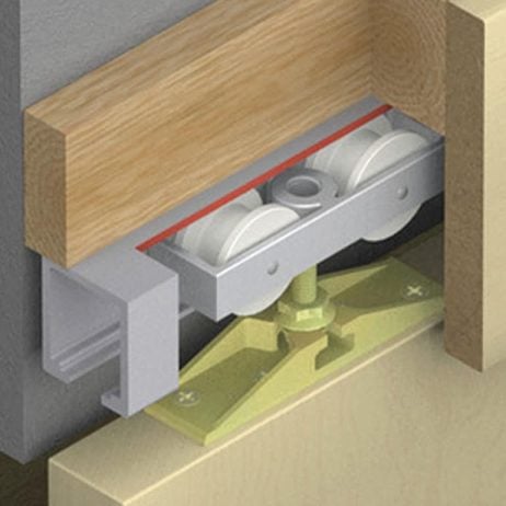 Hawa Junior 80/Z cutaway illustration showing mechanism and installation.