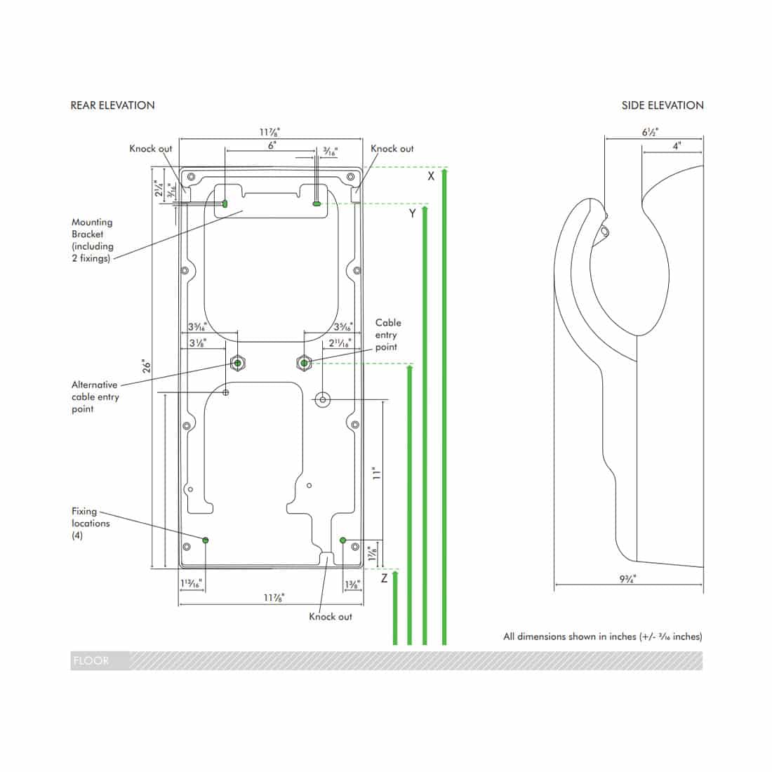 Dyson dB Hand Dryer - Striking - Partition