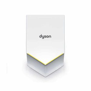 White Dyson Airblade V hand dryer