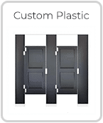 Custom Solid Plastic Toilet Partitions