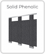 Solid Phenolic Toilet Partitions