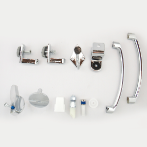 Photograph of Hadrian 601010 hardware kit components.