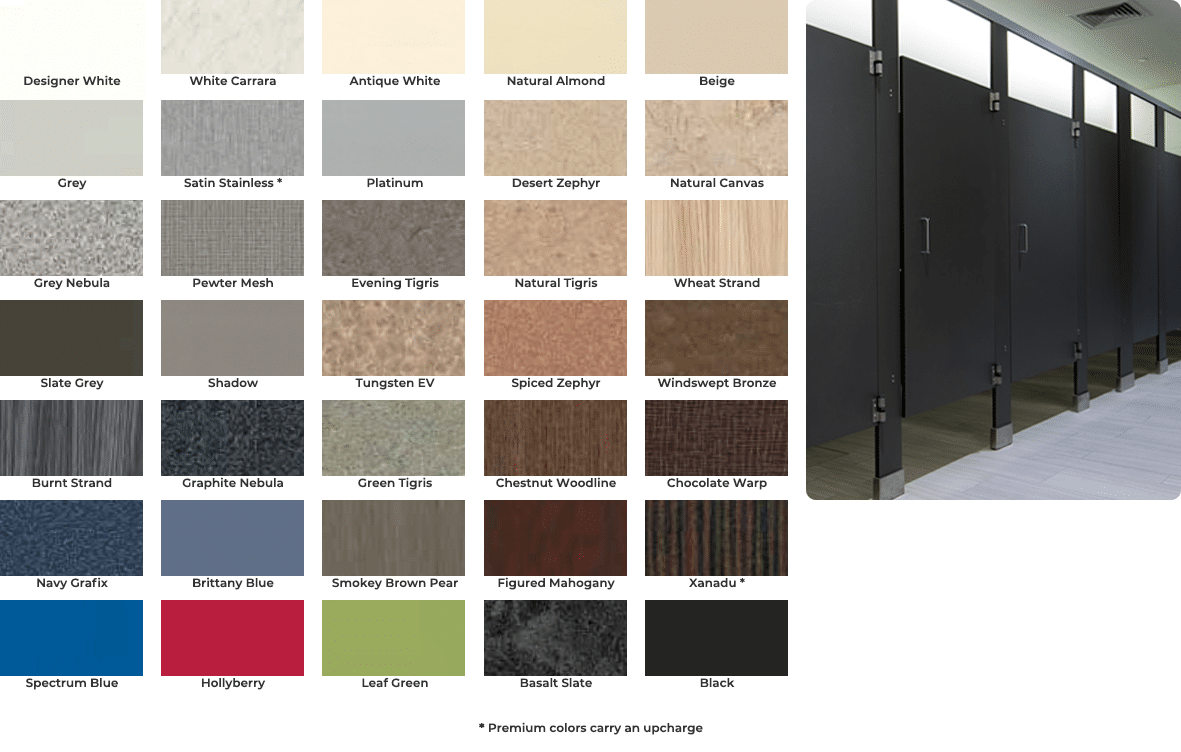 One Point Partitions Color Chart