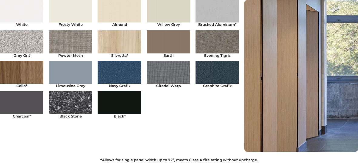 One Point Partitions Color Chart