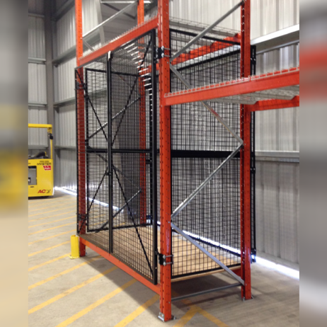 BeastWire pallet rack guarding makes secure storage simple.