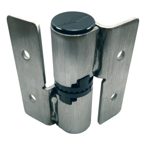 Photograph of the reverse side of the hinge included in Bobrick J-Hinge Packet - 1002331.