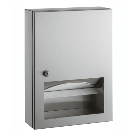 Photograph of the Bobrick TrimLineSeries Surface-Mounted Paper Towel Dispenser B-359039.