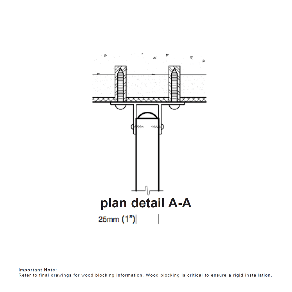 urinal dimensions plan view