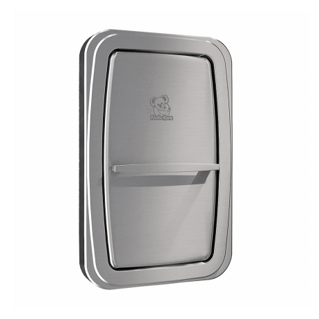 Koala Kare KB311-SSWM vertical surface-mount baby changing station shown with the changing surface closed.
