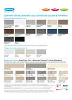 Restroom Partitions | Color Chart Options | Partitions Plus