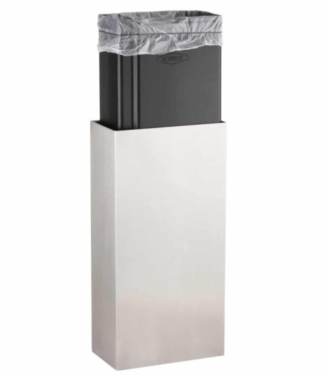 Bobrick's Fino Collection waste receptacle and inner waste container