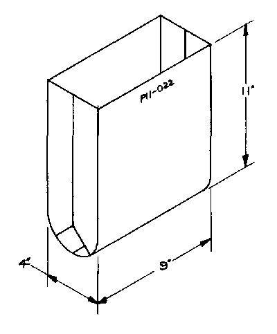 Bradley Sanitary Napkin Liner Diagram