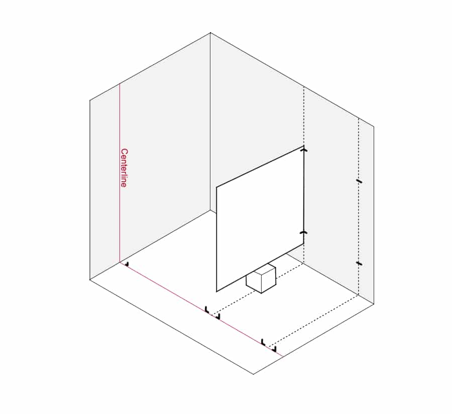 Diagram of Toilet Partition Installation Step 5
