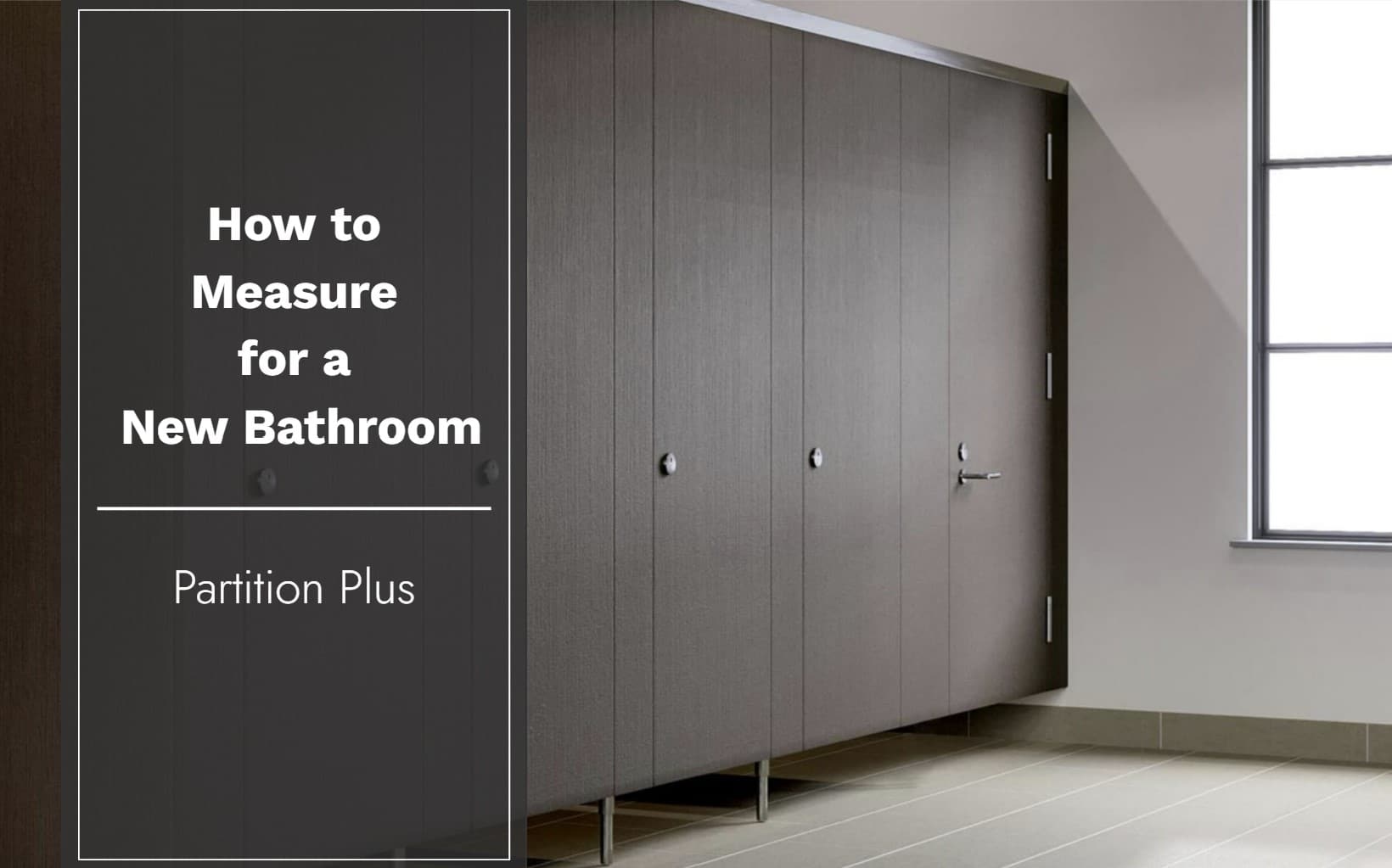 How to Measure for a New Bathroom Title in front of Brown Pedestal Mounted Bathroom Stalls