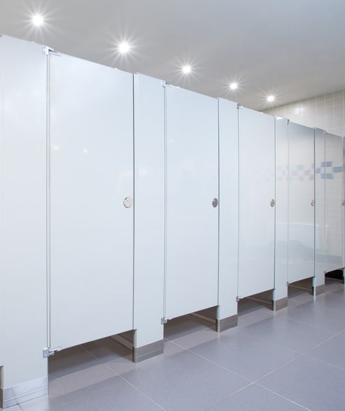 Stainless Steel Bathroom Stalls, Quick, Private - Partition Plus