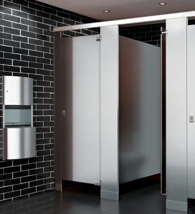 Stainless Steel Bathroom Stalls, Quick, Private - Partition Plus