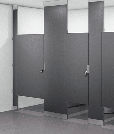 Shower Stalls - HDPE Solid Plastic - Partition Plus