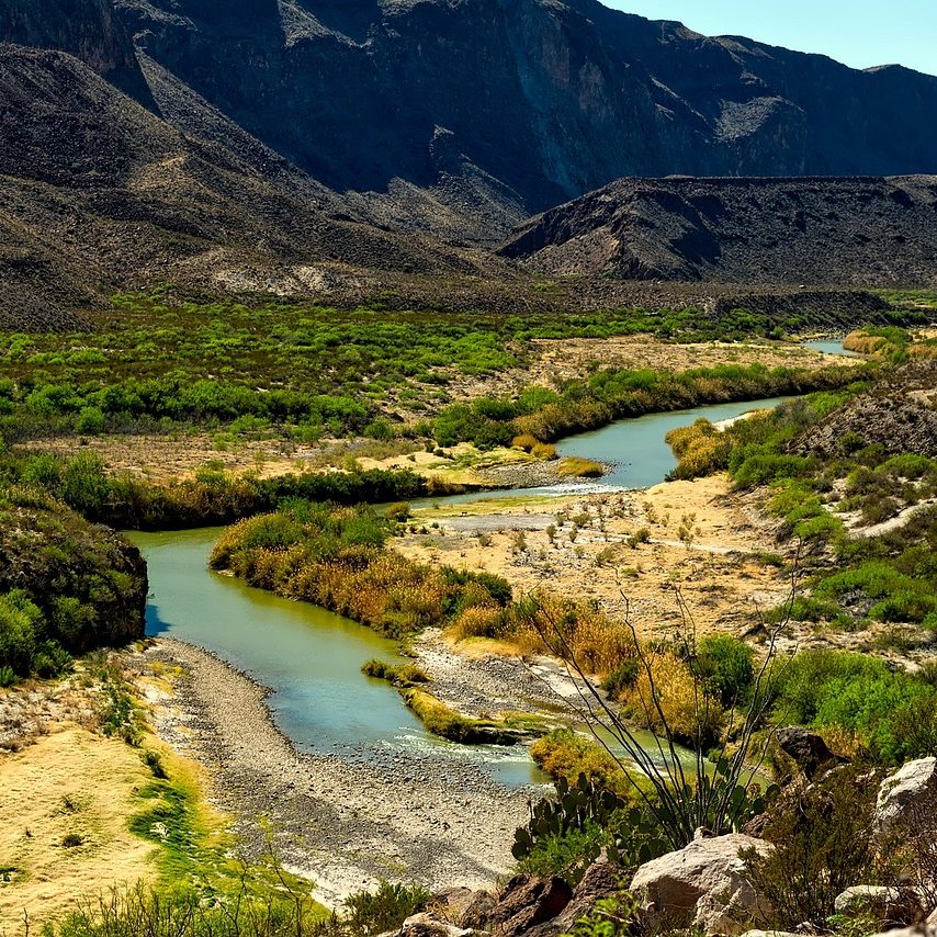 Photograph of Rio Grande river in Texas.