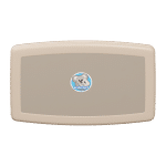 Koala Kare's Horizontal Surface Mounted Baby Changing Station KB300 - Front View in Beige